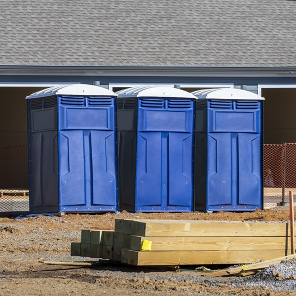 how can i report damages or issues with the porta potties during my rental period in Choctaw LA